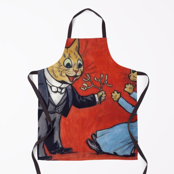 Item preview, MISTLETOE FOR YOU - Art Nouveau (Modern) - Louis Wain designed and sold by nebelimr.