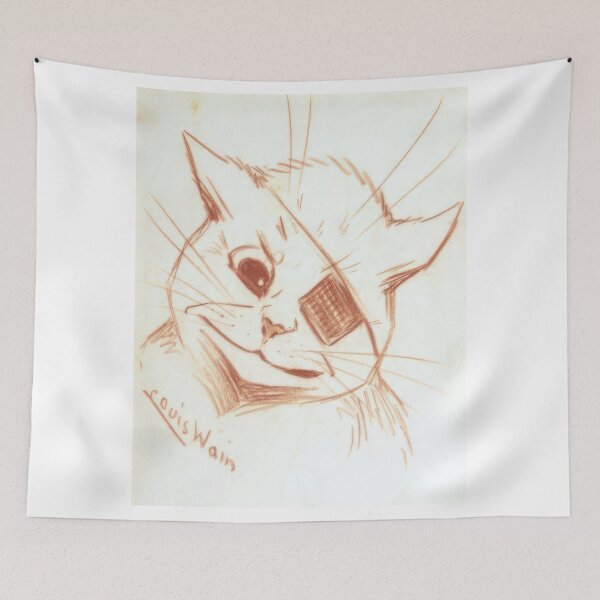 Item preview, ONE EYE ON YOU - Art Nouveau (Modern)  - Louis Wain designed and sold by nebelimr.