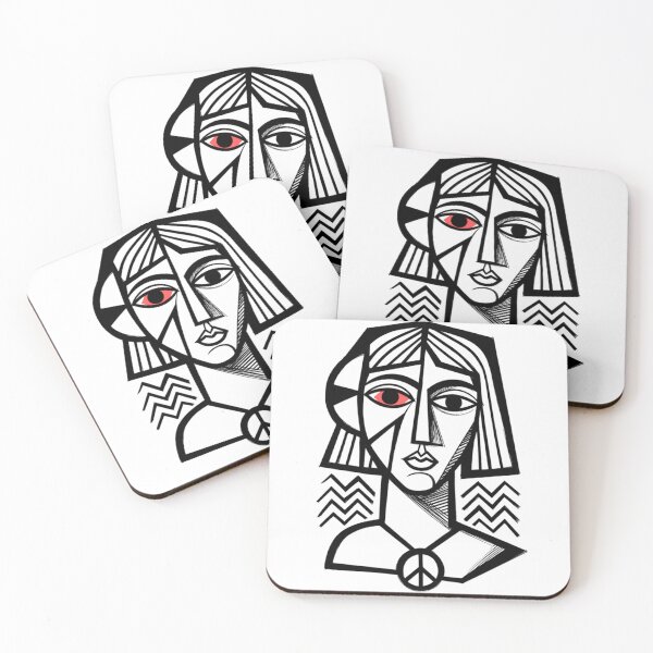 Item preview, Neo-Cubist Peace designed and sold by logoraedesign.
