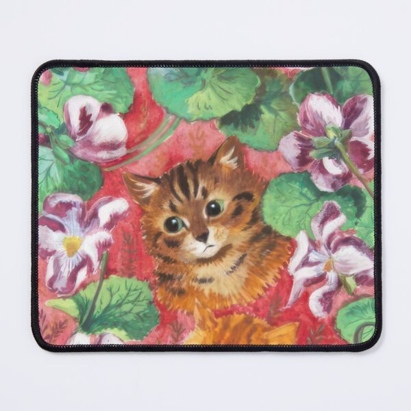 Item preview, PANSIES AND TABBY - Art Nouveau (Modern) - Louis Wain designed and sold by nebelimr.