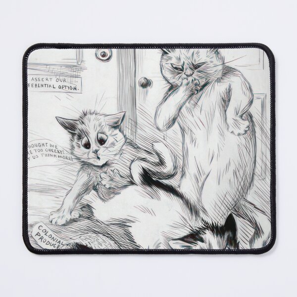 Item preview, THE BANGED DOOR - Art Nouveau (Modern) - Louis Wain designed and sold by nebelimr.
