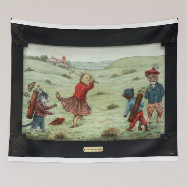 Item preview, THE APPROACH - Art Nouveau (Modern)  - Louis Wain designed and sold by nebelimr.