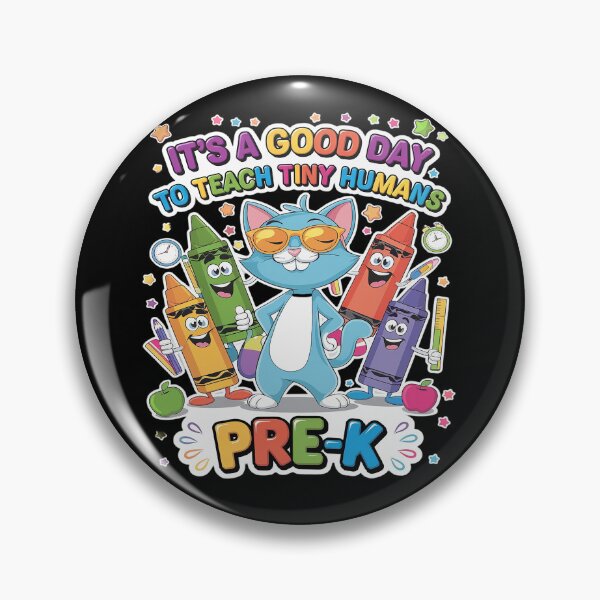 Item preview, It'S A Good Day To Teach Tiny Humans Pre-K Cat Teacher Lover  designed and sold by joyouartArt.