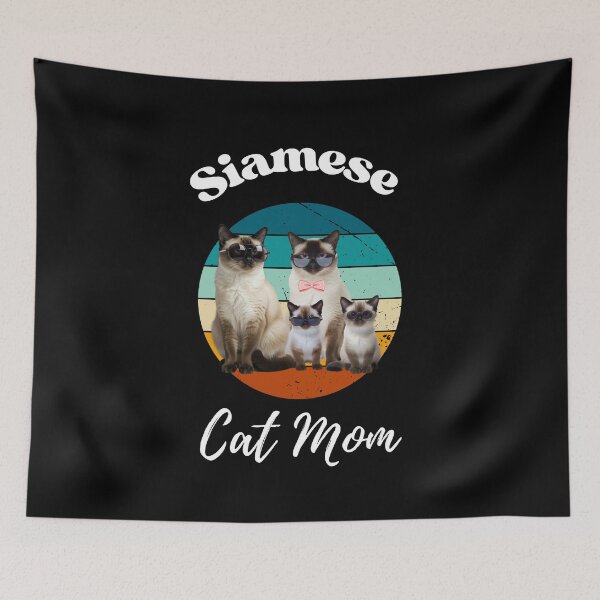 Item preview, Funny Siamese cat mom  designed and sold by Fateh-Kro ⭐⭐⭐⭐⭐.