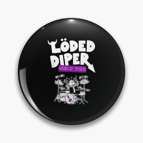 Item preview,  Diary Of A Wimpy Kid Loded Diper Band World Tour Funny  designed and sold by youssefkoko.