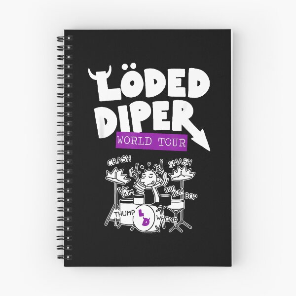 Item preview,  Diary Of A Wimpy Kid Loded Diper Band World Tour Funny  designed and sold by youssefkoko.