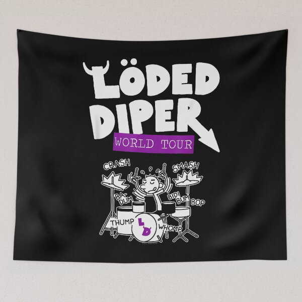 Item preview,  Diary Of A Wimpy Kid Loded Diper Band World Tour Funny  designed and sold by youssefkoko.