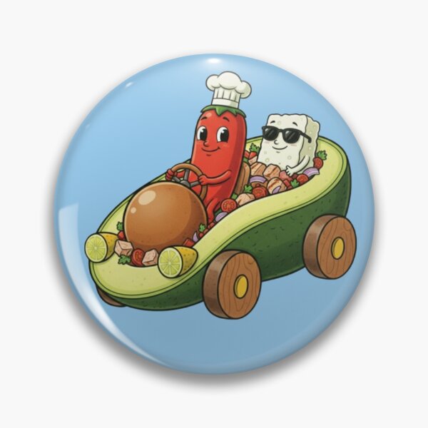 Item preview, Avocado Car – Whimsical Food Adventure designed and sold by Dogandesighn.