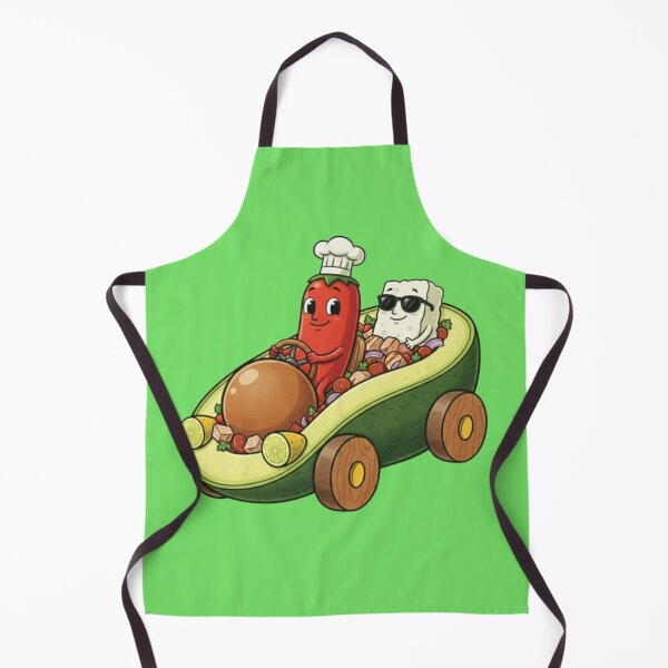 Item preview, Avocado Car – Whimsical Food Adventure designed and sold by Dogandesighn.