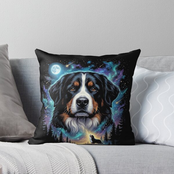 Item preview, Bernese Mountain Dog Galaxy Wolf Moon Pet Owner designed and sold by SofenArt.