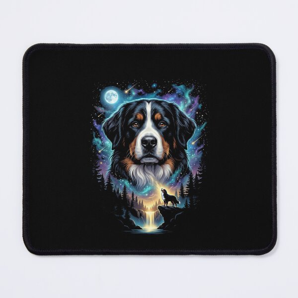 Item preview, Bernese Mountain Dog Galaxy Wolf Moon Pet Owner designed and sold by SofenArt.