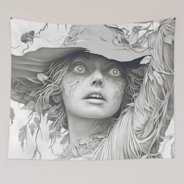 Item preview, White Witch Dark Fantasy Gothic Portrait designed and sold by Shoot-The-Moon.