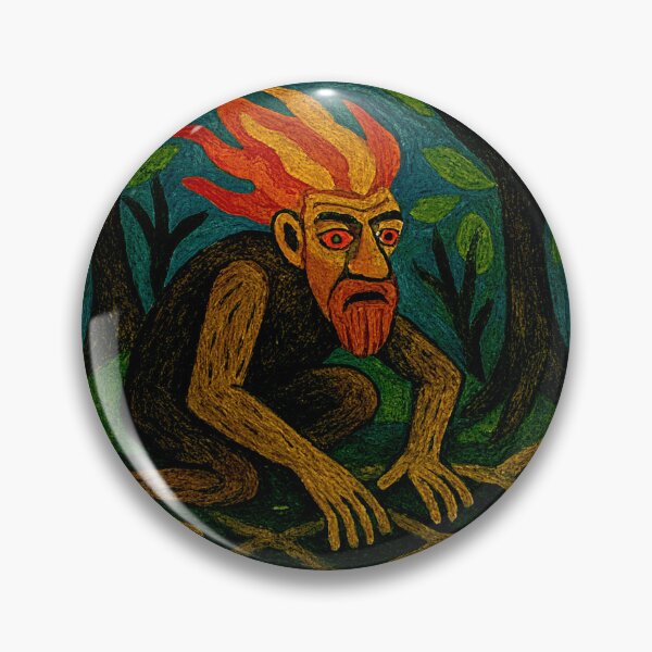 Item preview, Brazilian Guardian of the Forest: Dark Reinterpretation of Curupira #4 designed and sold by Helios Be. Lavsh.