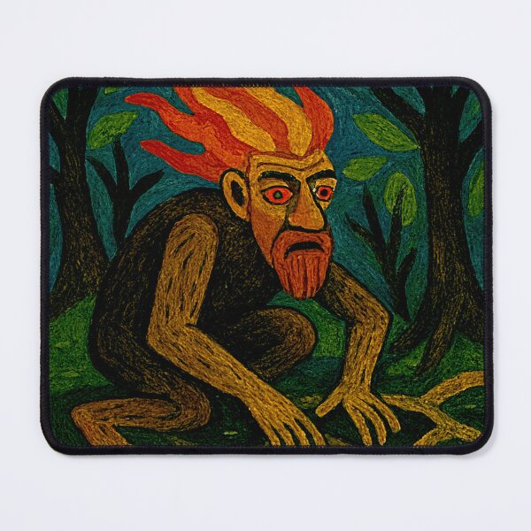 Item preview, Brazilian Guardian of the Forest: Dark Reinterpretation of Curupira #4 designed and sold by Helios Be. Lavsh.