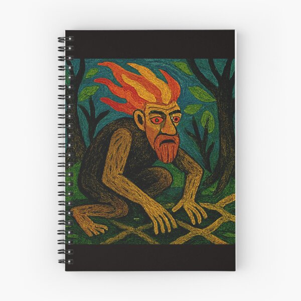 Item preview, Brazilian Guardian of the Forest: Dark Reinterpretation of Curupira #4 designed and sold by Helios Be. Lavsh.