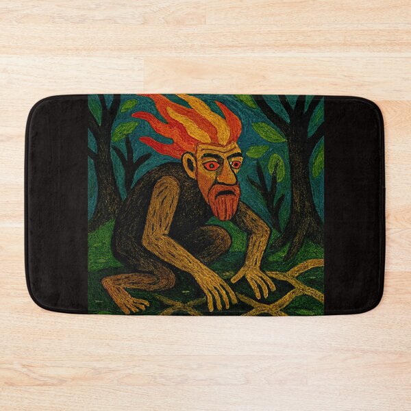 Item preview, Brazilian Guardian of the Forest: Dark Reinterpretation of Curupira #4 designed and sold by Helios Be. Lavsh.
