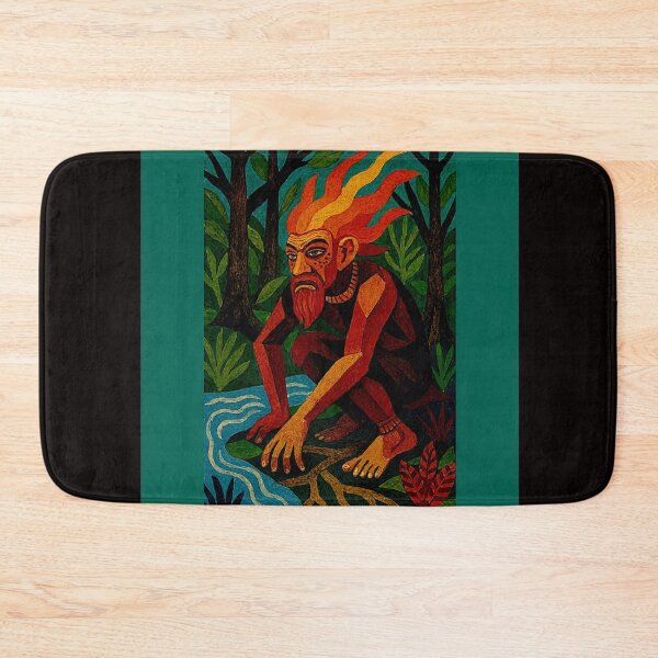 Item preview, Brazilian Guardian of the Forest: Dark Reinterpretation of Curupira #5 designed and sold by Helios Be. Lavsh.