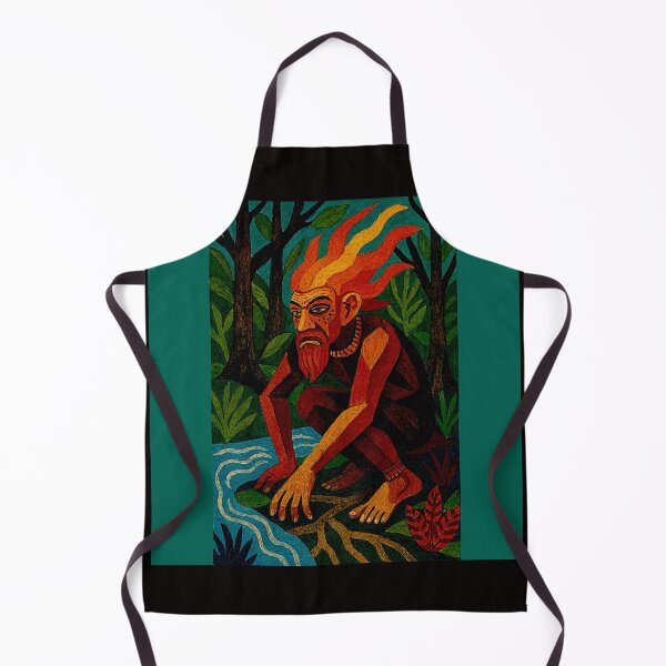 Item preview, Brazilian Guardian of the Forest: Dark Reinterpretation of Curupira #5 designed and sold by Helios Be. Lavsh.
