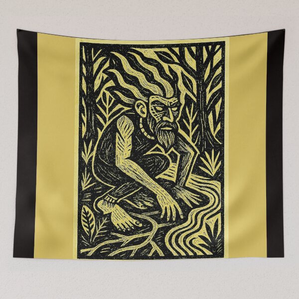 Item preview, Brazilian Guardian of the Forest: Dark Reinterpretation of Curupira #6 designed and sold by Helios Be. Lavsh.