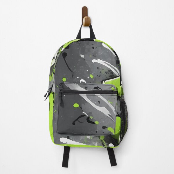 Item preview, Graffiti Wall Art Print with Neon Green Design designed and sold by AkiruAiStudio.