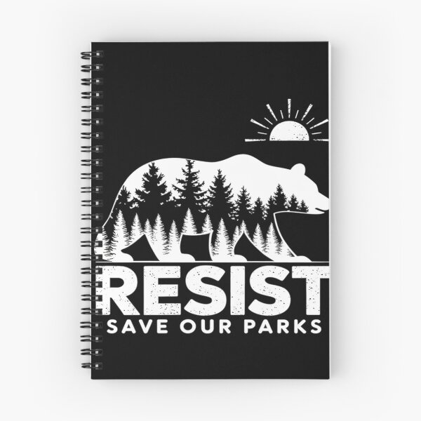 Item preview, Copy of Womens Resist Save Our Parks US National Parks Bear ALT Souvenir designed and sold by angolinnArt.
