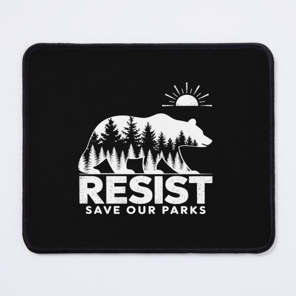 Item preview, Copy of Womens Resist Save Our Parks US National Parks Bear ALT Souvenir designed and sold by angolinnArt.