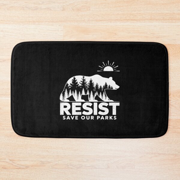 Item preview, Copy of Womens Resist Save Our Parks US National Parks Bear ALT Souvenir designed and sold by angolinnArt.