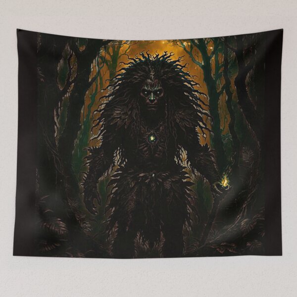 Item preview, Brazilian Guardian of the Forest: Dark Reinterpretation of Curupira #8 designed and sold by Helios Be. Lavsh.