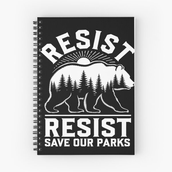 Item preview, Resist Save Our Parks Alt US National Parks Bear Nature designed and sold by angolinnArt.