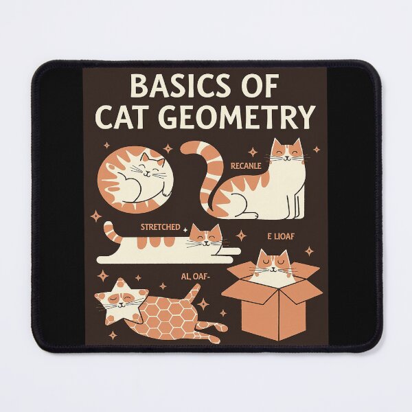 Item preview, Math Teacher Life Teaching Cat Lover Basics Of Cat Geometry designed and sold by joyouartArt.