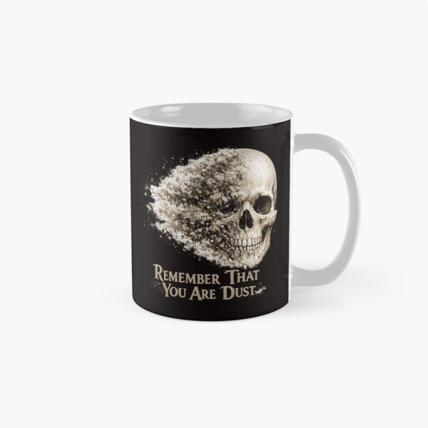 Item preview, Remember That You Are Dust – Skull Dissolving into Ash designed and sold by FrameFlow.