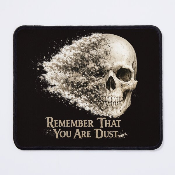 Item preview, Remember That You Are Dust – Skull Dissolving into Ash designed and sold by FrameFlow.