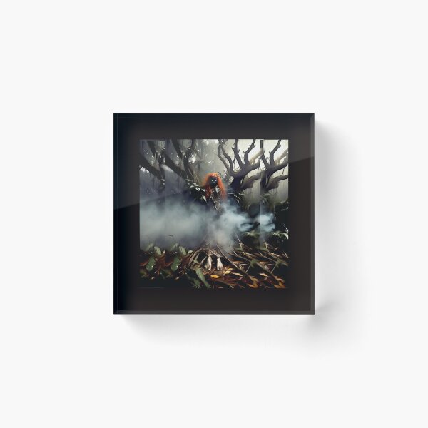 Item preview, Brazilian Guardian of the Forest: Dark Reinterpretation of Curupira #9 designed and sold by Helios Be. Lavsh.