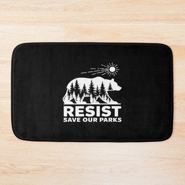 Item preview, Resist Save Our Parks Alt US National Parks Bear Nature designed and sold by angolinnArt.