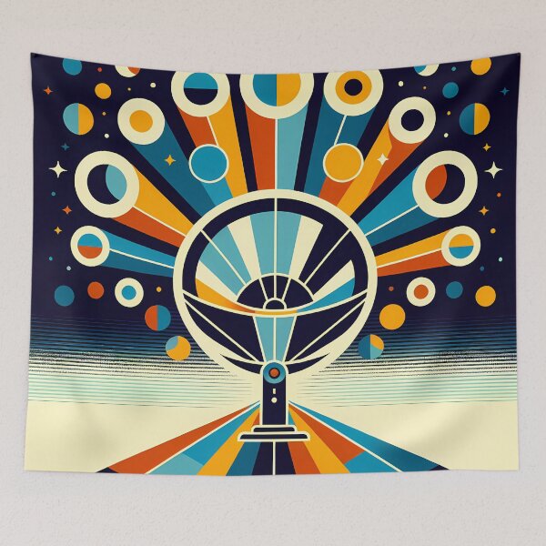 Item preview, Retro Space Radar Burst designed and sold by InkSmithery.