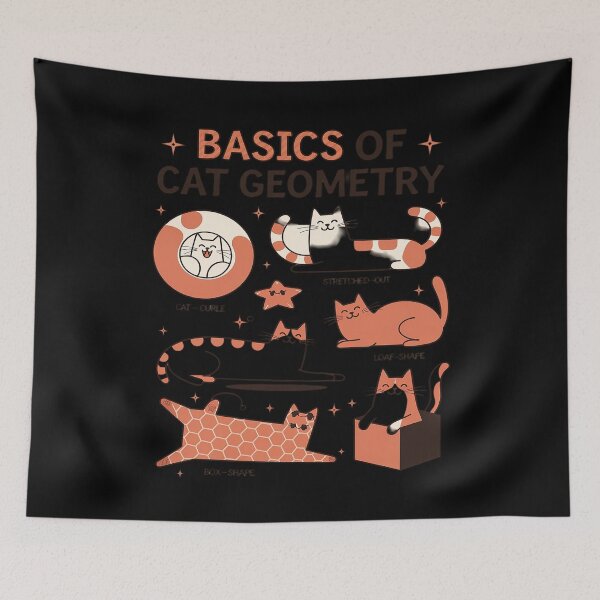 Item preview, Math Teacher Life Teaching Cat Lover Basics Of Cat Geometry  designed and sold by joyouartArt.