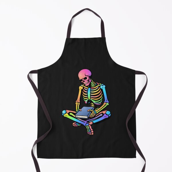 Item preview, Silent Introvert Skeleton – Minimal Book Lover Aesthetic Art designed and sold by ColorSplash123.