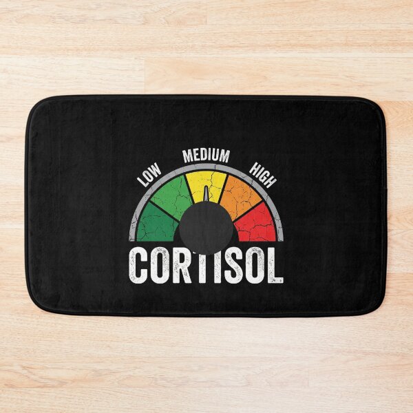 Item preview, Low Medium High Cortisol Stress Hormone Biology Humor designed and sold by SofenArt.