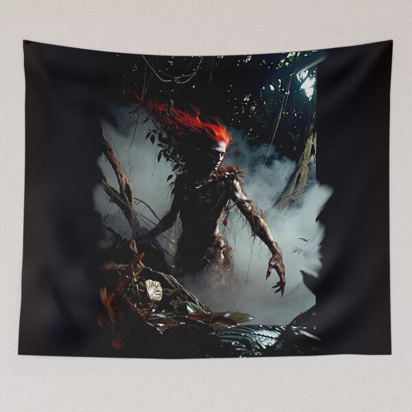 Item preview, Brazilian Guardian of the Forest: Dark Reinterpretation of Curupira #10 designed and sold by Helios Be. Lavsh.