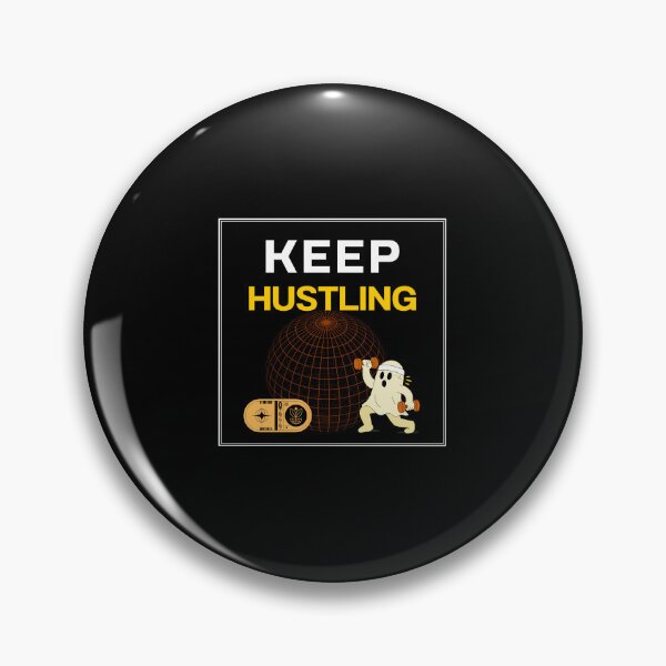 Item preview, Keep Hustling – Minimal Motivational Typography Shirt designed and sold by Mouad-Doadi.