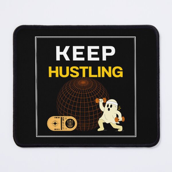 Item preview, Keep Hustling – Minimal Motivational Typography Shirt designed and sold by Mouad-Doadi.