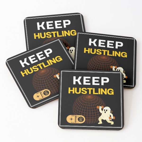 Item preview, Keep Hustling – Minimal Motivational Typography Shirt designed and sold by Mouad-Doadi.
