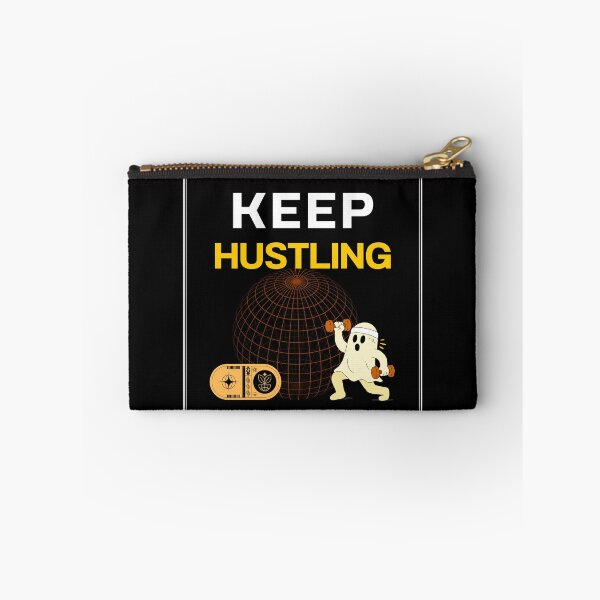 Item preview, Keep Hustling – Minimal Motivational Typography Shirt designed and sold by Mouad-Doadi.
