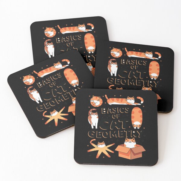 Item preview, Math Teacher Life Teaching Cat Lover Basics Of Cat Geometry  designed and sold by joyouartArt.