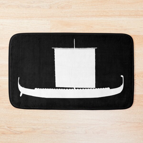 Item preview, Viking White Longship designed and sold by Murph's Images.