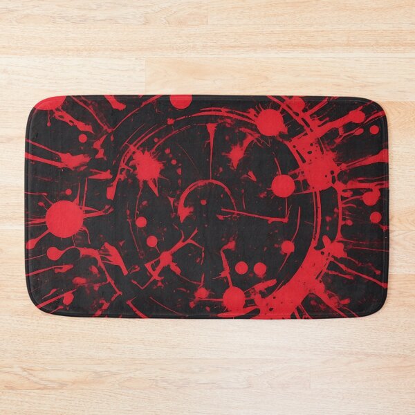 Item preview, Crimson Core Splash Art - Intense Red Futuristic Tech Design designed and sold by AkiruAiStudio.