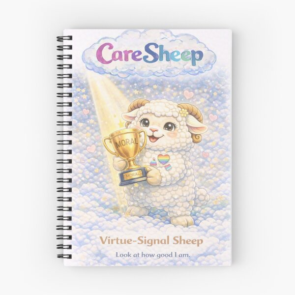 Item preview, Virtue-Signal Sheep | Look at How Good I Am CareSheep Parody (Sheepism) designed and sold by Thpoar.