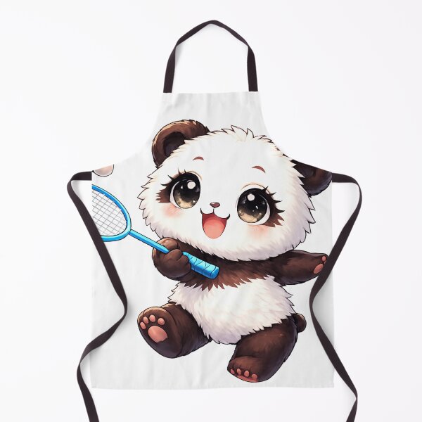 Item preview, Panda playing badminton designed and sold by Wouter233.