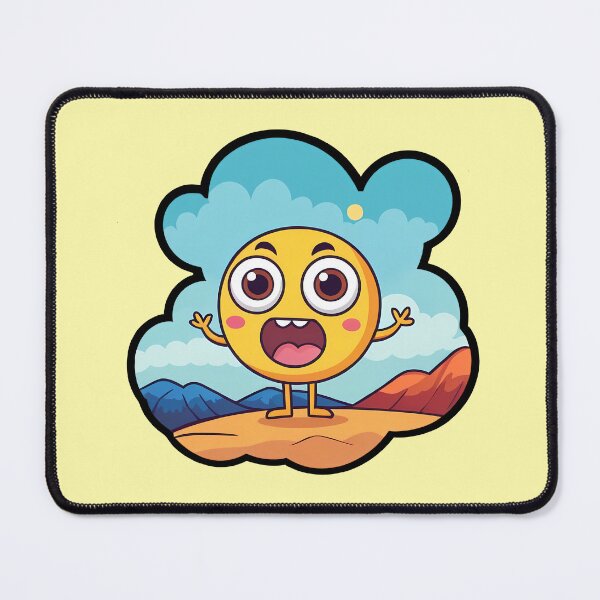 Item preview, Super Excited Smiley Face | Happy Enthusiastic Cartoon Character designed and sold by DesignsByDessie.