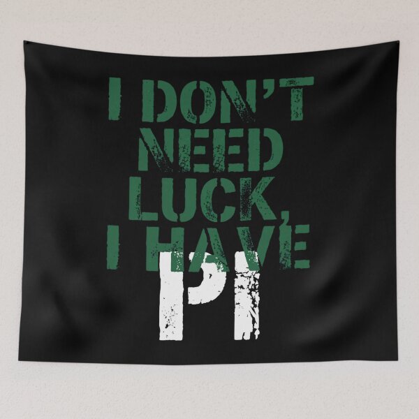 Item preview, No Luck Just Math designed and sold by SignumShop.
